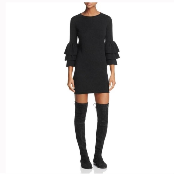 ENDLESS ROSE - Black Sweater Dress - Picture 1 of 3